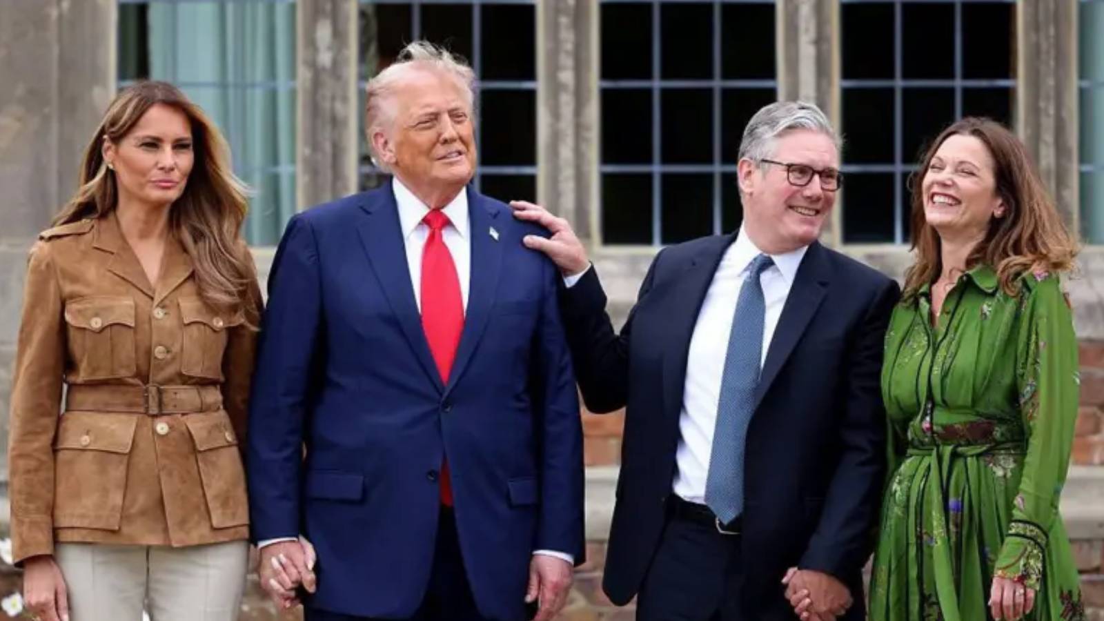 trumptan ingiltere ziyaretinde gocmenlere karsi sinirda orduyu devreye sokma onerisi apilOmZW