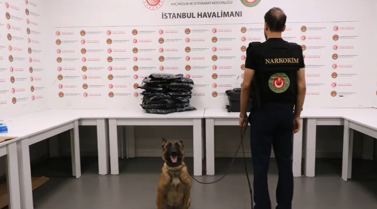 İstanbul Havalimanı’nda 20 milyon lira değerinde 22 kilogram uyuşturucuyla yakalanan yolcu tutuklandı